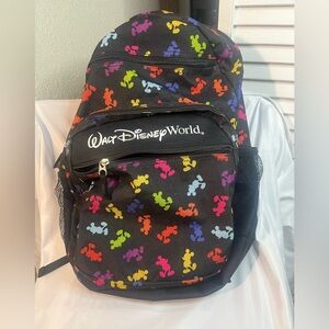 DISNEY PARKS Large Multicolor Mickey Mouse Backpack